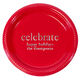 Personalized Big Word Celebrate Plastic Plates Image 3 of 3